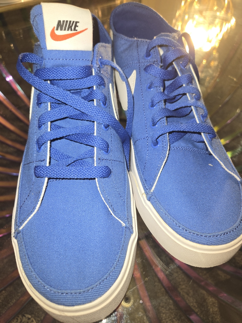 Nike Court Legacy Canvas 'Game Royal' low-top lifestyle sneakers Men Size 12 - Picture 8 of 10